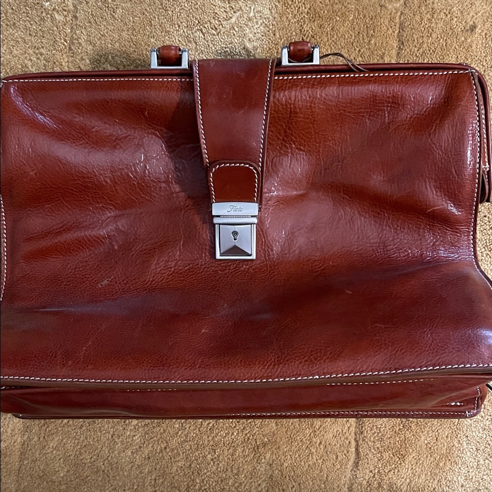 Leather Briefcase Handmade in Italy